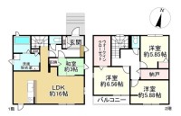 ●セキスイハイム施工の軽量鉄骨造
●2023年2月建築の長期優良住宅。
●オール電化住宅、太陽光発電システム付き